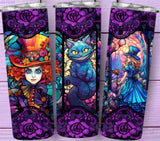 Stained Glass Look Alice 20oz Tumbler