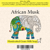 African Musk Goats Milk Natural Soap