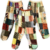 Colorful Patchwork Hippie Pants